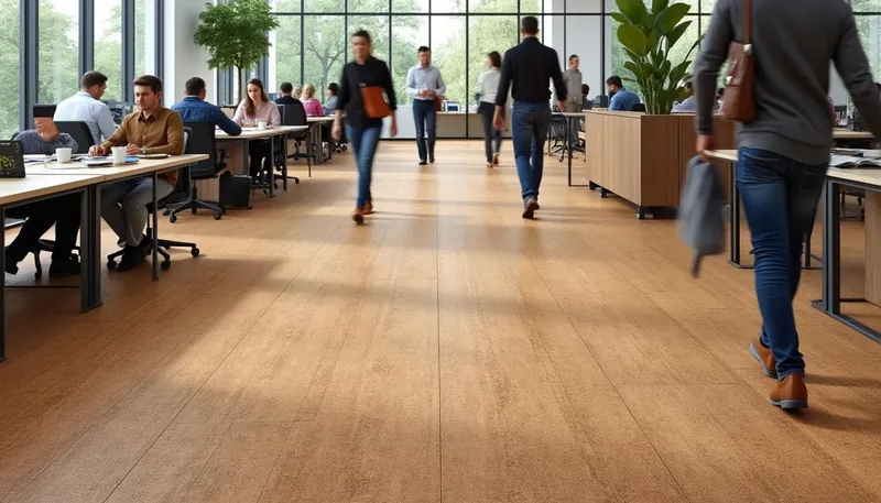 Is cork flooring durable enough for busy areas?