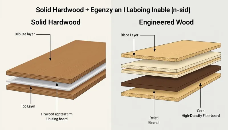 discover the key differences between hardwood and engineered wood flooring. learn which option is more durable, cost-effective, and best suited for your home in our comprehensive comparison.