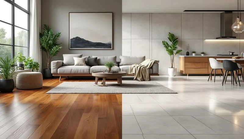 What is the difference between laminate and vinyl flooring?