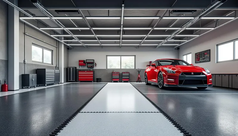 Which flooring is ideal for garages?