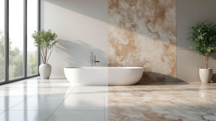 explore the differences between tile flooring and natural stone, including durability, maintenance, cost, and aesthetic appeal to help you choose the best option for your space.