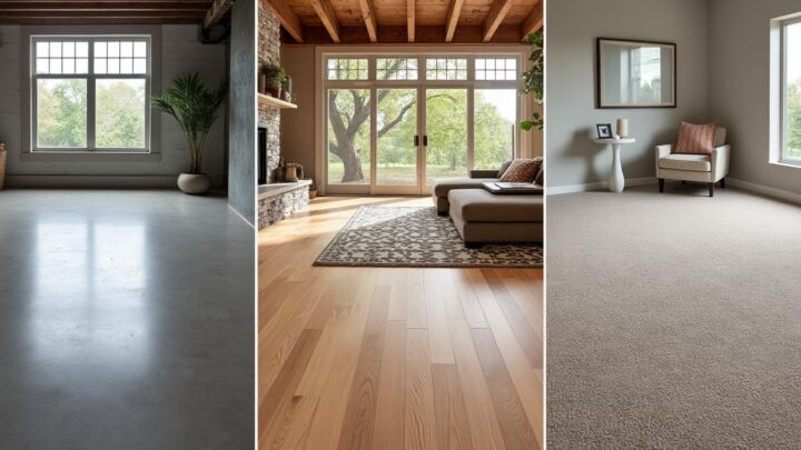 discover the top flooring options for basements, including pros and cons of materials like vinyl, tile, carpet, and more to help you choose the best fit for your space and needs.