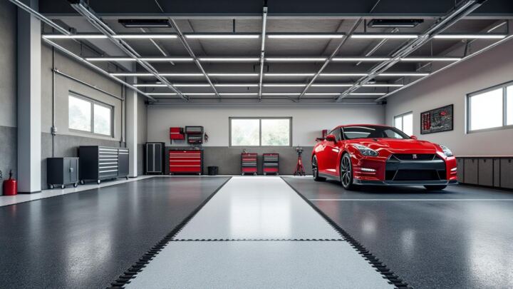 discover the best flooring options for garages, balancing durability, aesthetics, and ease of maintenance to keep your space functional and stylish.
