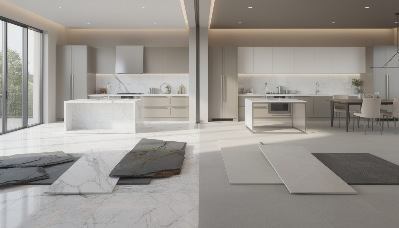 explore the key differences between natural stone and ceramic tiles, including durability, maintenance, cost, and aesthetic appeal to help you choose the best option for your space.