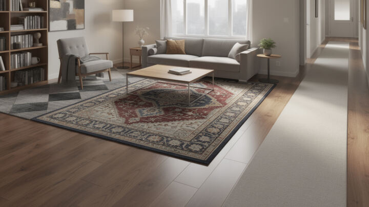 discover effective tips on using area rugs to enhance your flooring aesthetics, adding style, warmth, and texture to any room.