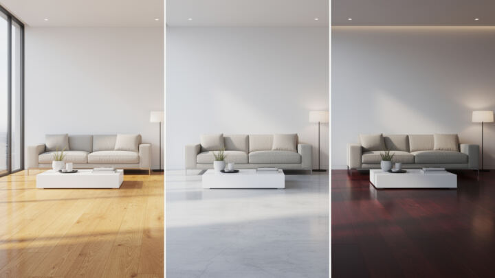 explore how different flooring colors influence the atmosphere of a room, affecting mood, perception of space, and overall interior design aesthetics.